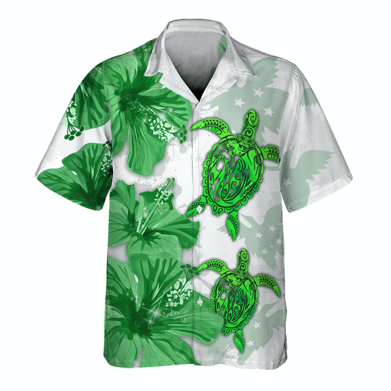 Blue Bird Turtle 3D Hawaiian shirt Men