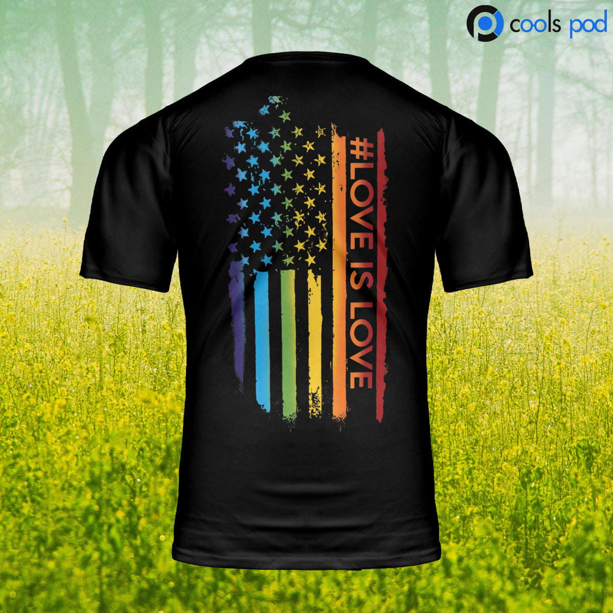 3D Pride LGBT Shirt Rainbow Love Is Love T Shirt For Gay Lesbian Gift Couple Gay Man Shirts Coolspod