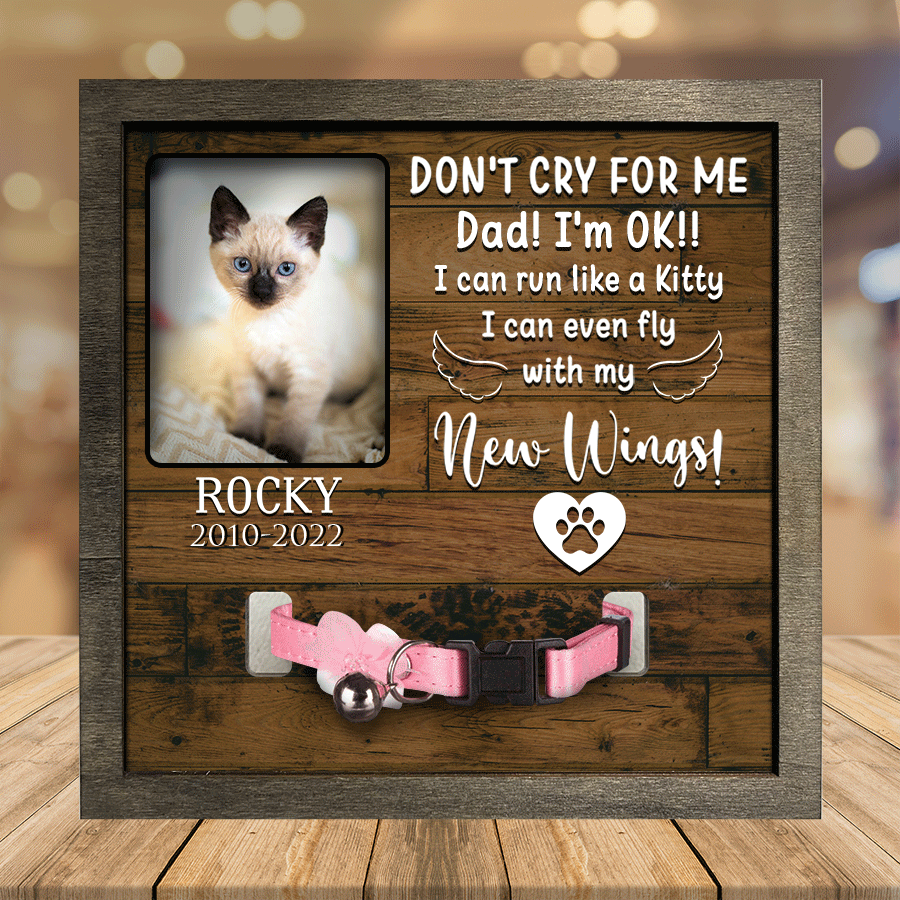 A Siamese Pet Picture Frames Memorial Cat hardest to say goodbye Cat Lover Gift/ Memorial Gifts