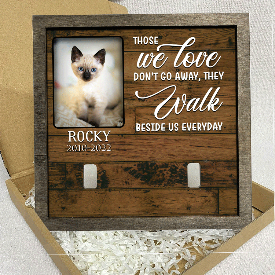 A Siamese Pet Picture Frames Memorial Cat hardest to say goodbye Cat Lover Gift/ Memorial Gifts
