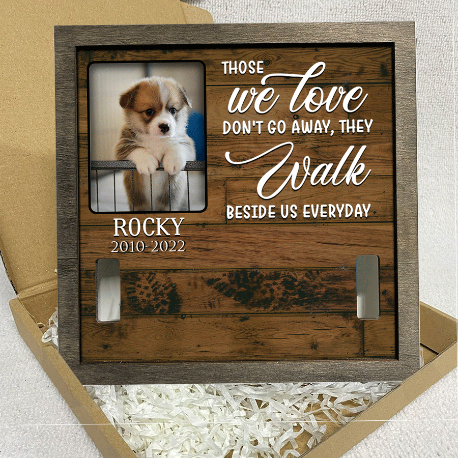 A Pembroke Welsh Corgi Dog Picture Frames/ Memorial Pet/ my hardest goodbye Pet Lover Gifts