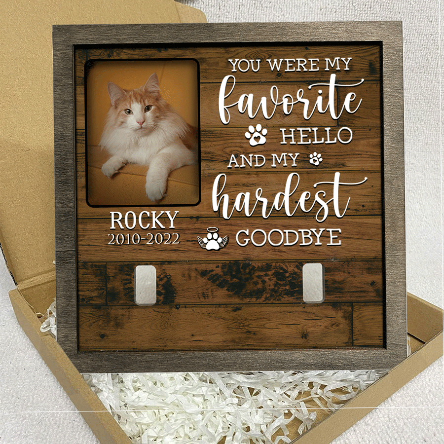 A Norwegian Forest Cat Cat Picture Frames Memorial Pet walk beside us everydayMemorial Gifts