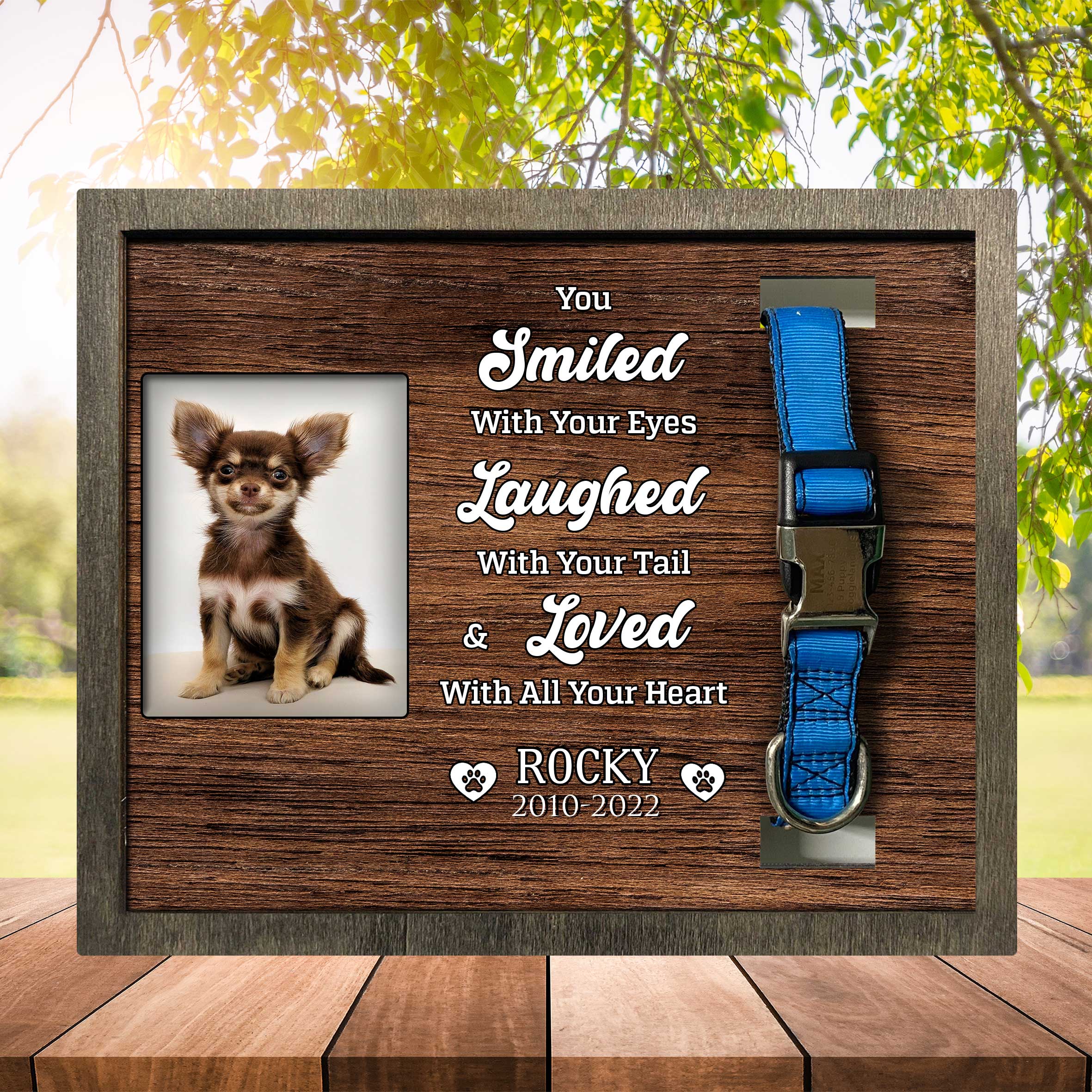 Picture Frame For Grieving A Dog''s Death/ Memorial Gift For Dog Lovers