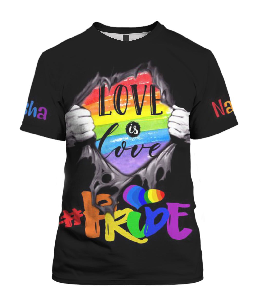 Custom LGBT Pride Shirts 3D All Over Printed/ Support LGBT In Every Universe/ Gift For Lesbian Couple Gay Gifts