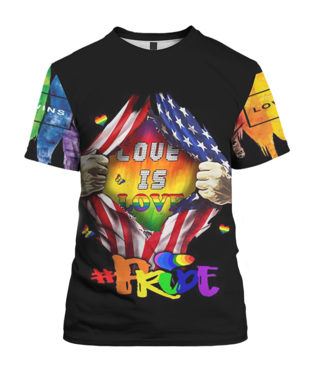 Pride LGBT Shirt Love Is Love 3D Shirts For Pride/ LGBT All Over Printing Shirt Love Is Love/ Lgbtq Gifts