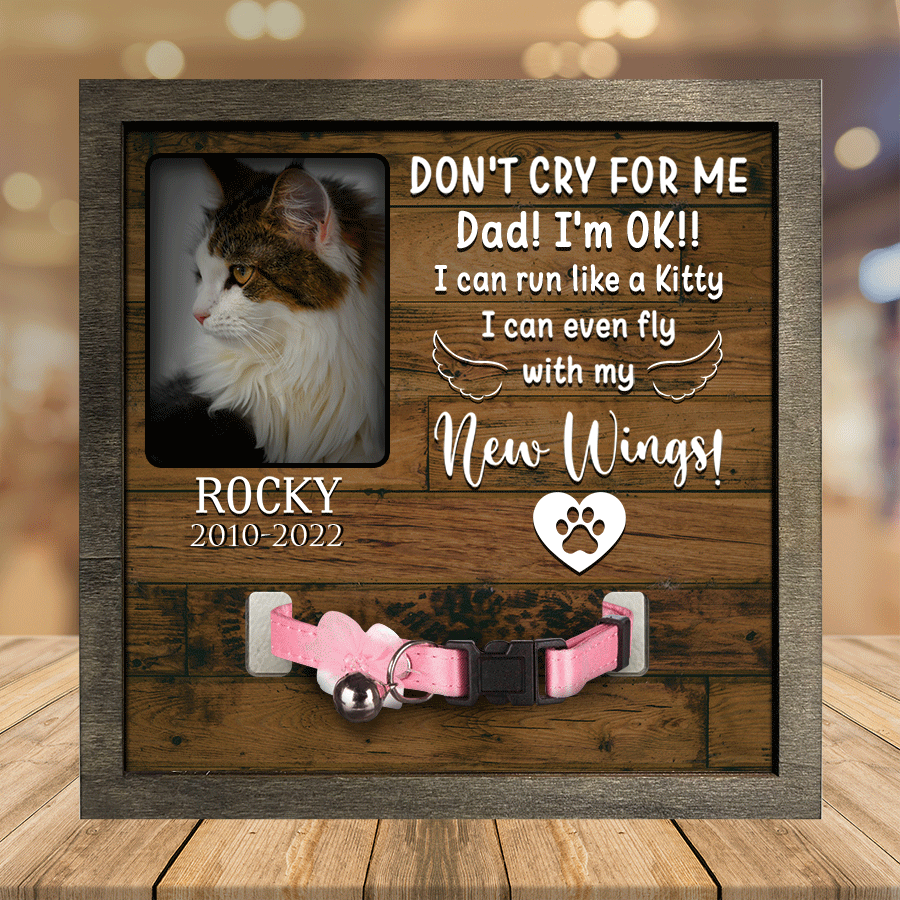 A Maine Coon Pet Picture Frames Memorial Cat hardest to say goodbye Cat Lover Gift/ Memorial Gifts
