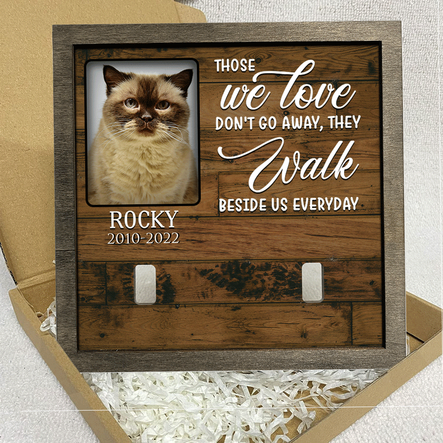 Personalized A British Shorthair Cat Picture Frames Memorial Pet I can run like a Kitty Cat Lover Gift/ Memorial Gifts