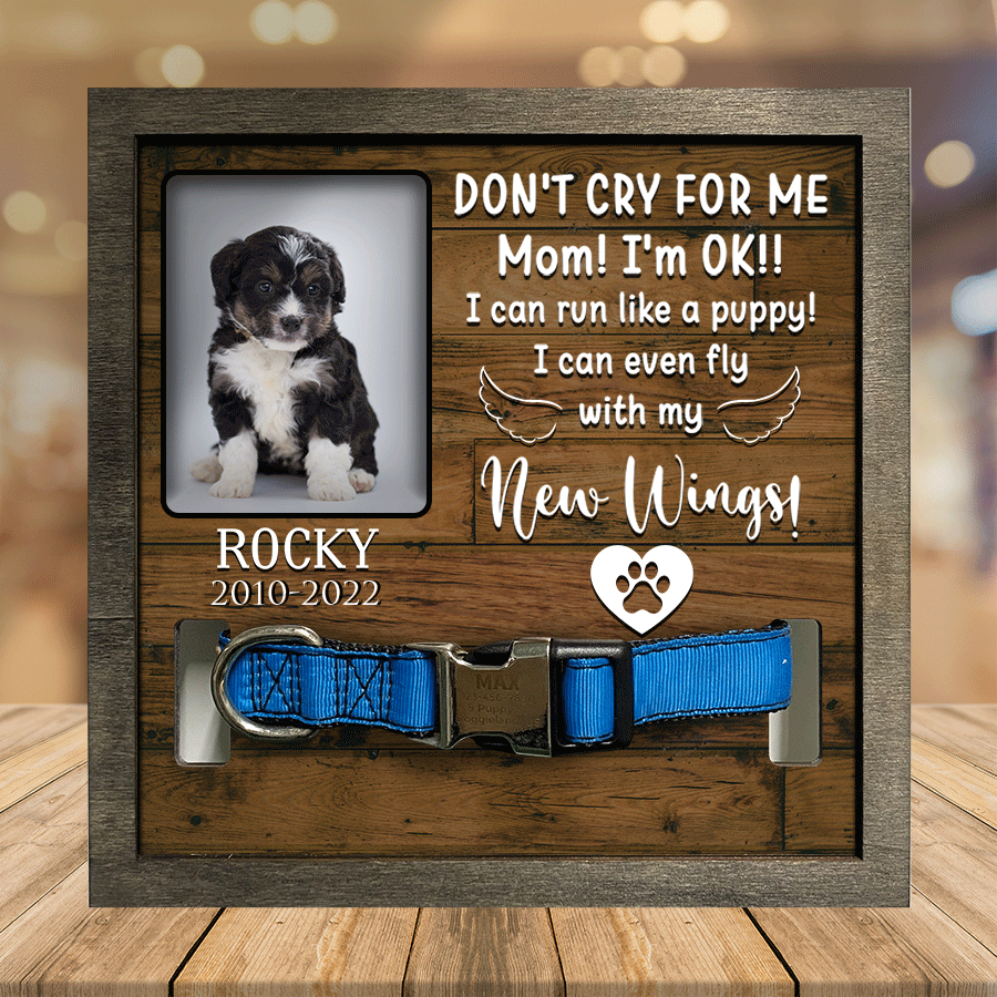 Customized A Bernedoodle Pet Picture Frames Memorial Dog hardest to say goodbye Dog Lover Gift