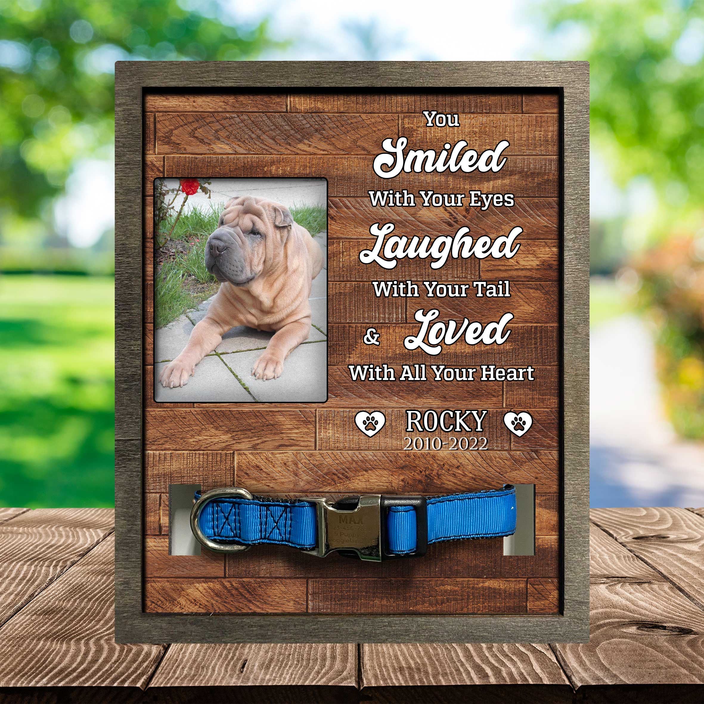 Loss Of Shar Pei Remembrance Gift/ Frame For Lost Of Dog
