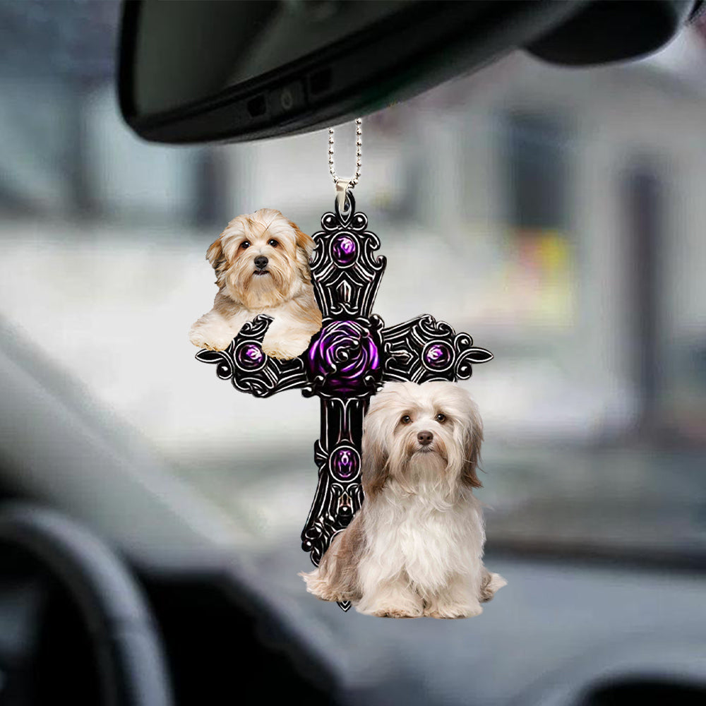 Havanese Pray For God Car Hanging Ornament Dog Pray For God Ornament Coolspod