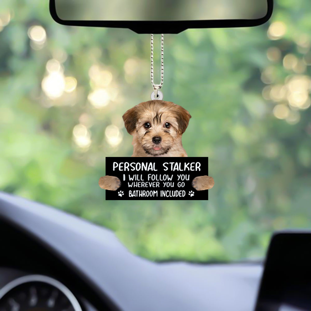 Dog Ornament Havanese Personal Stalker Car Hanging Ornament