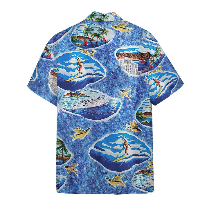 3D Honolulu Goose In Top Gun Custom Hawaiian Shirt