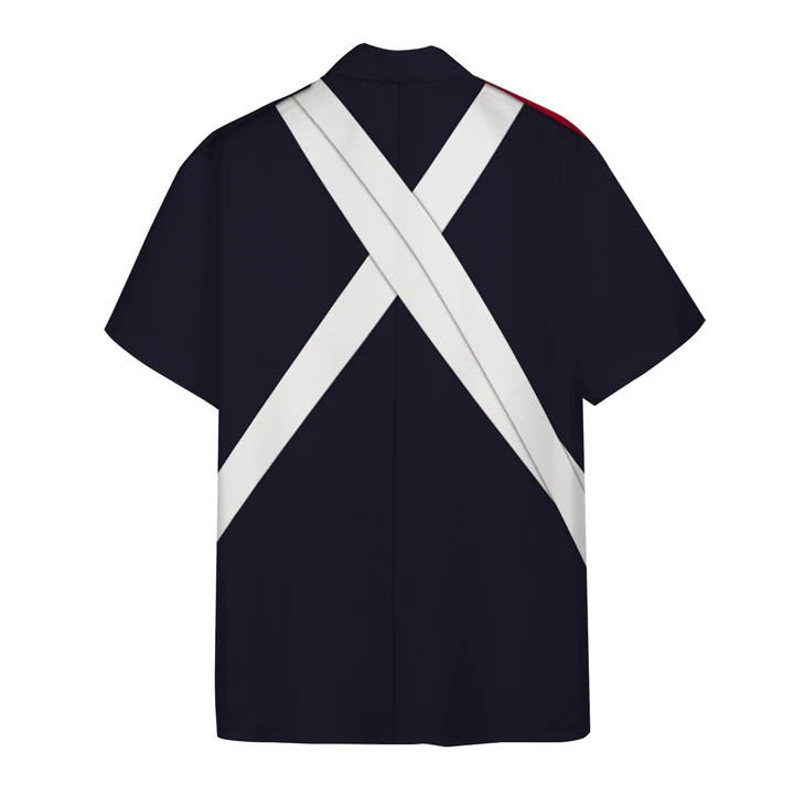 3D Continental Army Custom Short Sleeve Shirt/ Hawaiian shirt for men/ women