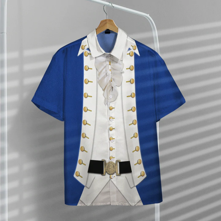 3D Alexander Hamilton Custom Short Sleeve Shirt/ Hawaiian shirt for men/ women