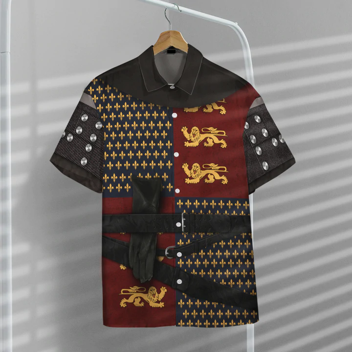 3D Henry V Custom Short Sleeve Shirt/ Hawaiian shirt for men/ women