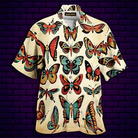 Hawaii Shirt – Butterfly Sexy Body Hawaiian Unisex Aloha Shirts