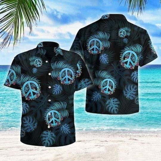 Hawaii Shirt – Hippie Summer Vibe Tropical Hawaiian Aloha Shirts