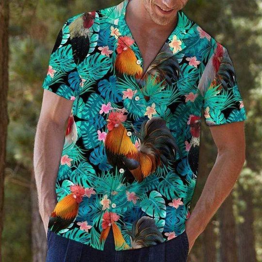 Hawaii Shirt – Tropical Chicken Hawaiian Aloha Shirts