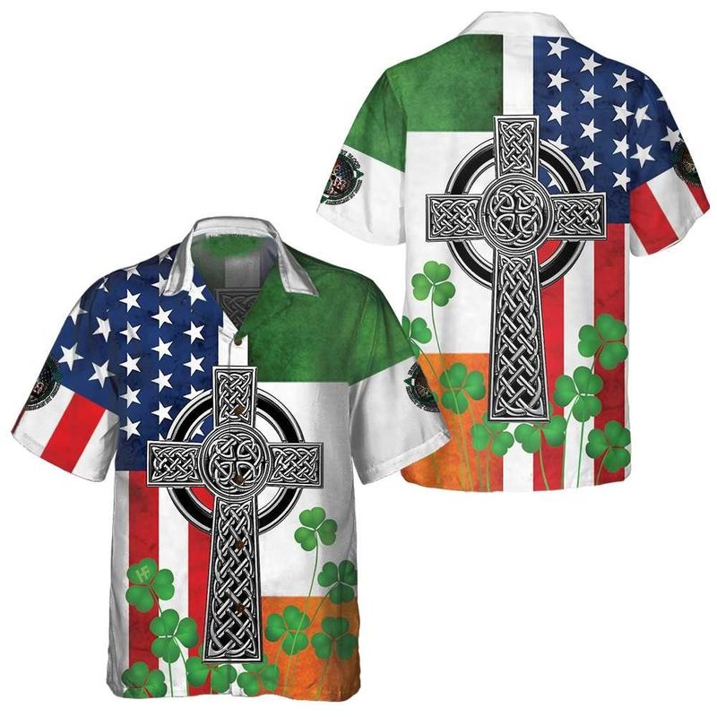 Hawaiian Aloha Shirts St Patrick''s Day Irish American