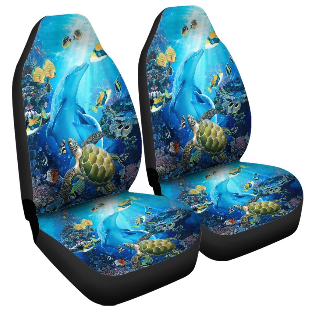 Hawaiian Animal Ocean Car Seat Covers