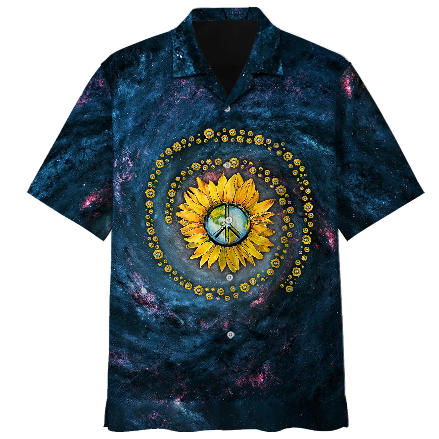 Bee Hippie Psychedelic Hippie Custome Trippy Shirt- Hippie Hawaiian Shirt