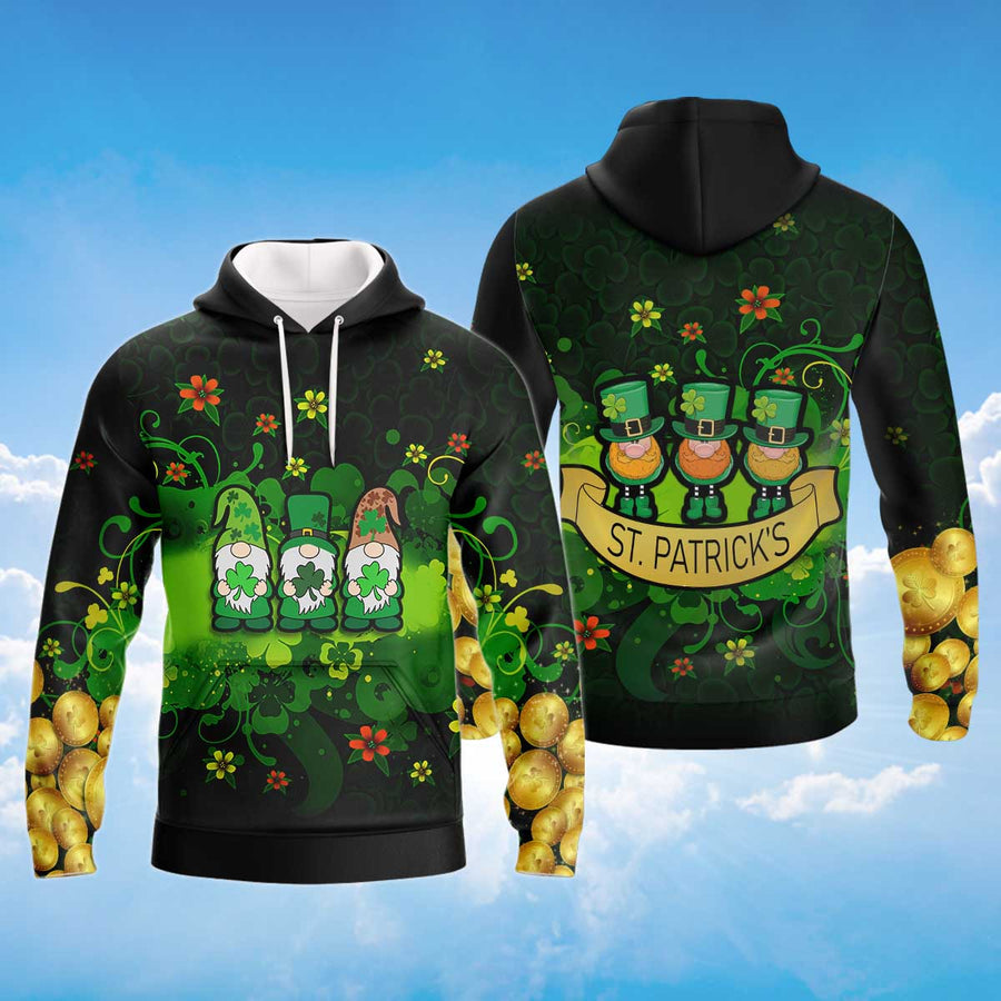 3D All Over Print Gnome Irish St Patrick''s Day Shirt/ I''m Irish T-Shirt/ St Patrick''s Day T-Shirt/ Gnome Shirt