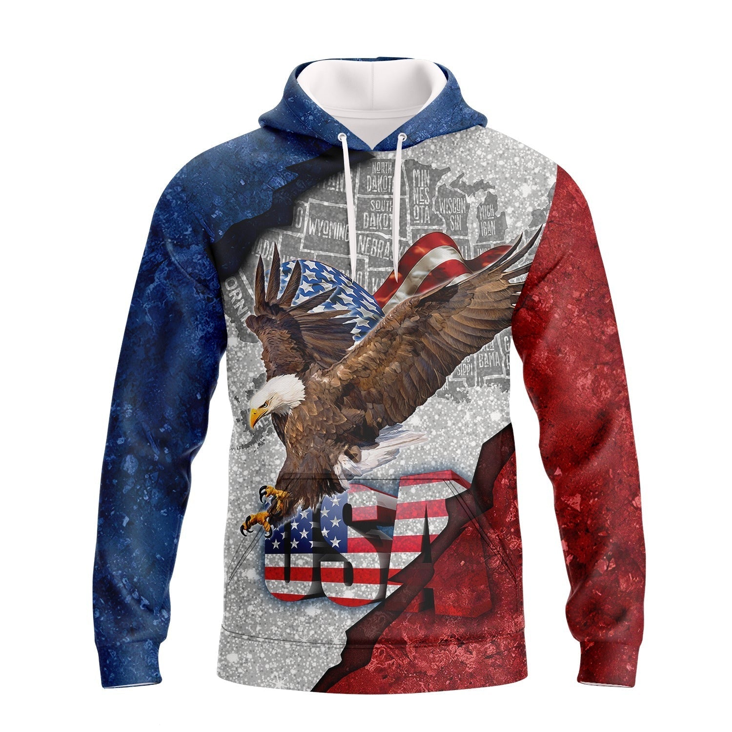 Happy 4Th Of July - Independence Day Is Coming 3D Full Print Tshirt 3D Hoodie Eagle Pride American Shirts