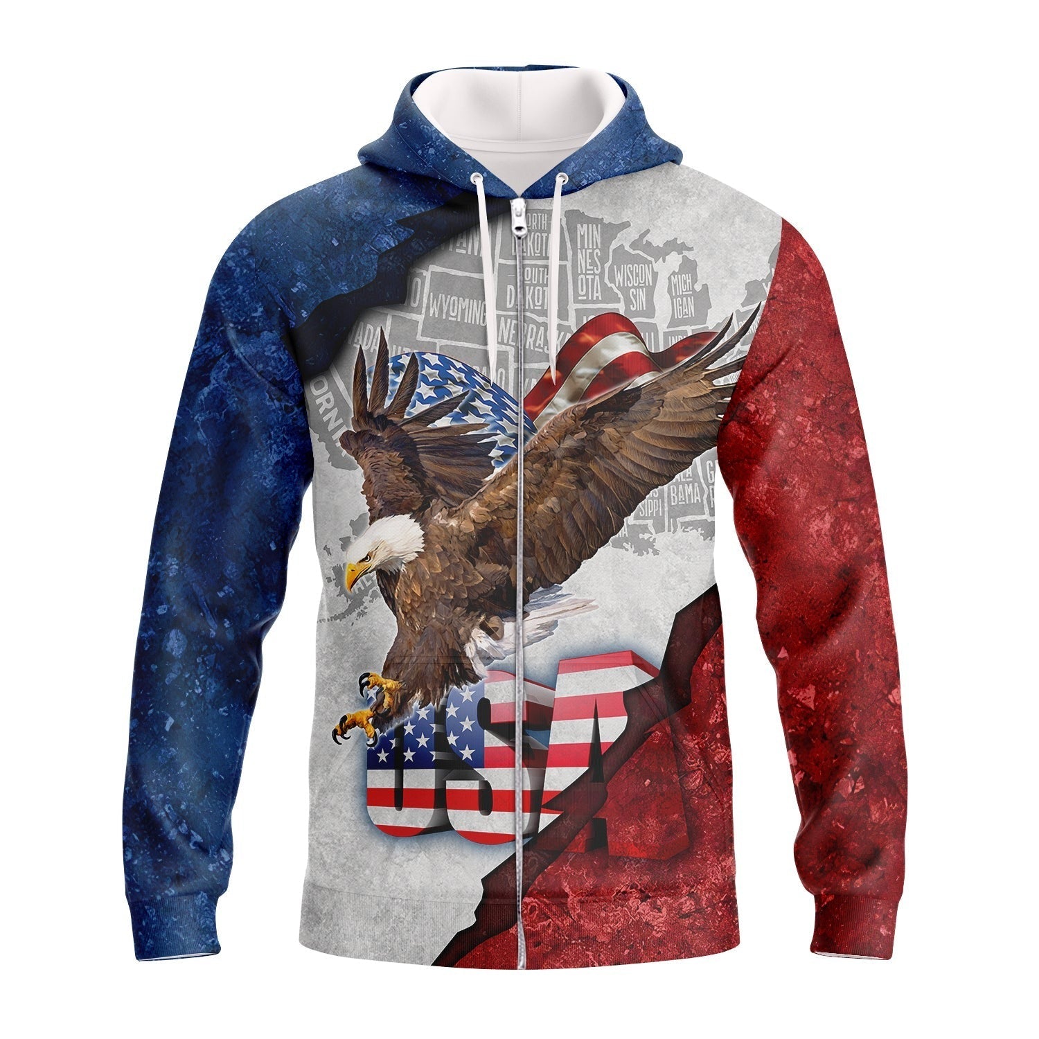 Eagle American 3D All Over Print Shirt - Independence Day Is Coming - 3D Hawaiian Shirt 4Th Of July Pride Usa Hoodie 3D