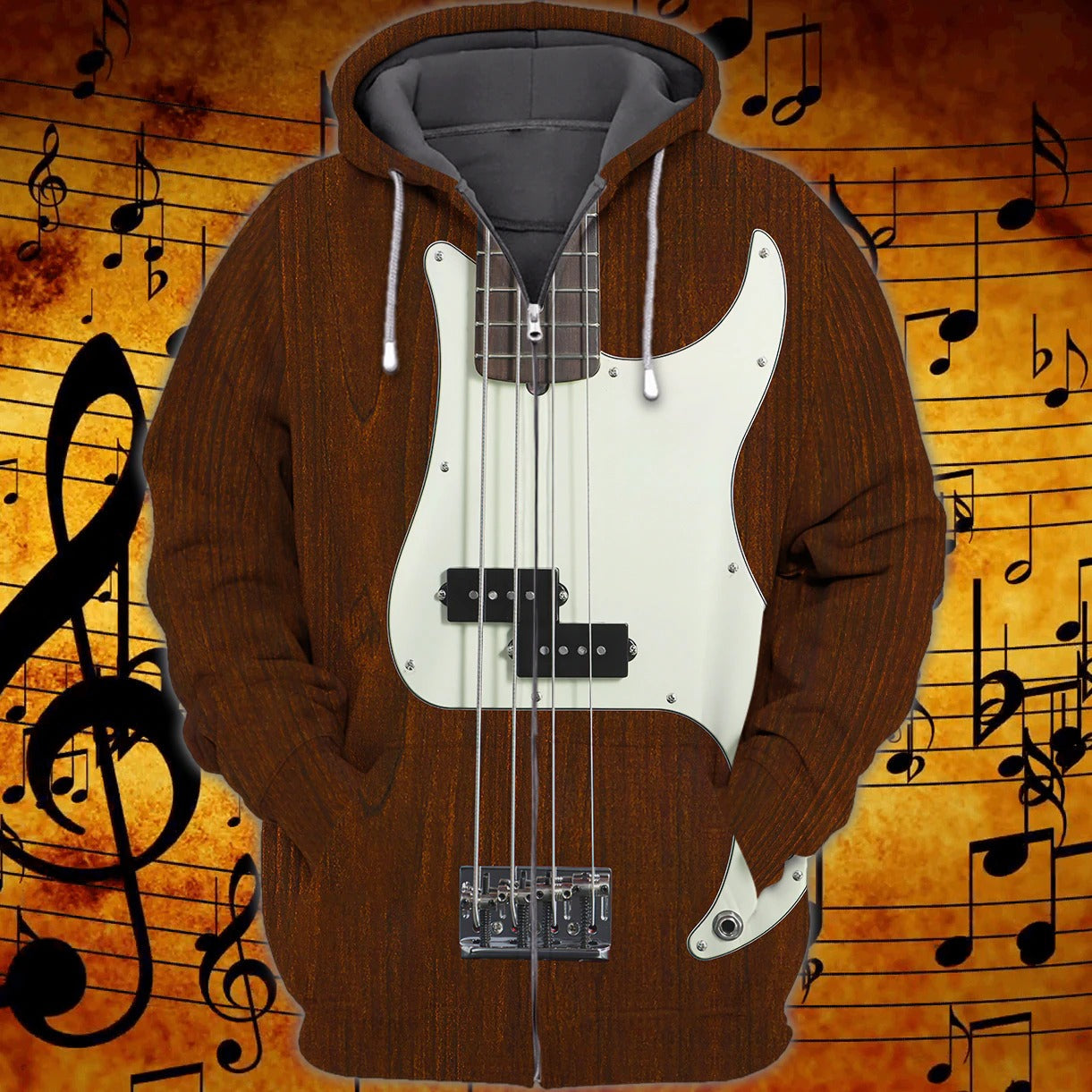 Bass Guitar 3D All Over Printing T Shirt For Guitar Lover/ Best Quality Sublimation Shirts For Bass Guitar Men