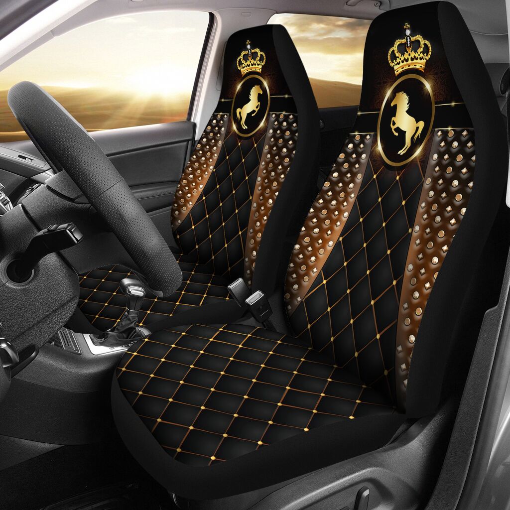 Horse Royal Front Carseat Cover/ Winter Horse Seat Covers For Auto Car