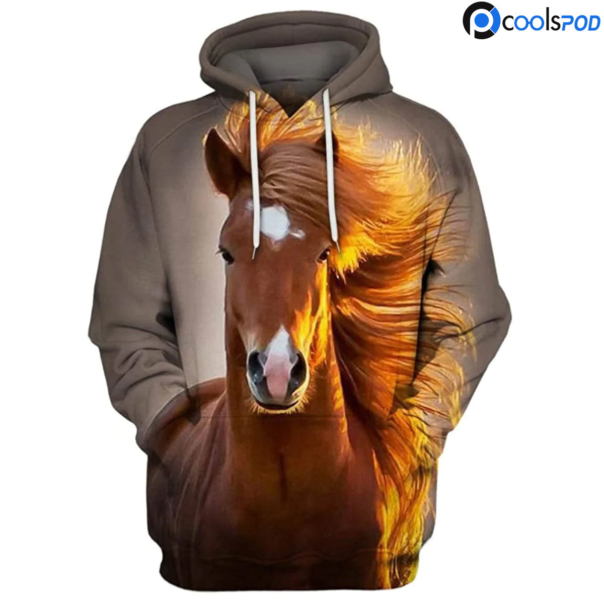 3D All Over Print Horse Hoodie Gift For Horse Lover Horse Apparel