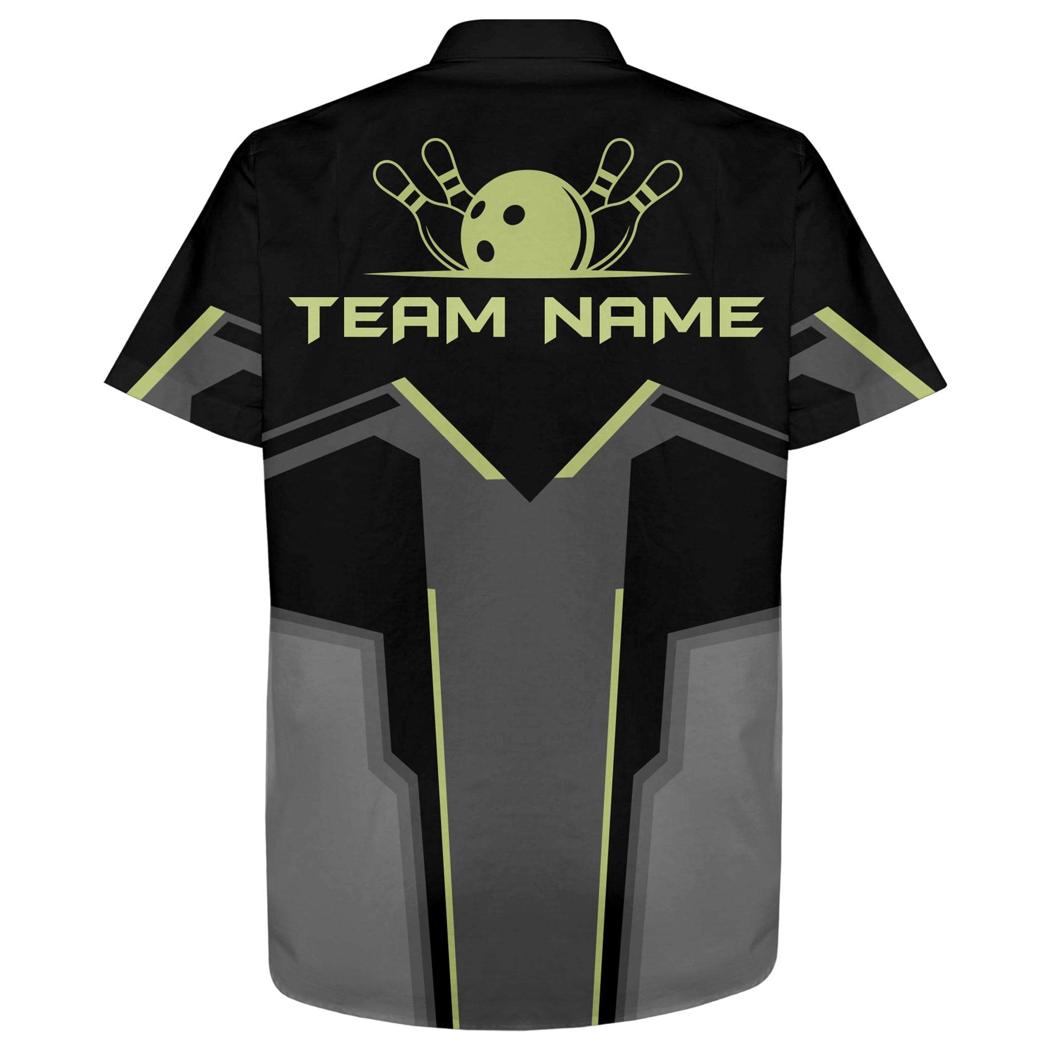 Custom Team Name Hawaiian Bowling Shirt for Men Women Bowlers/ Bowling Jersey Short Sleeve 3D Print