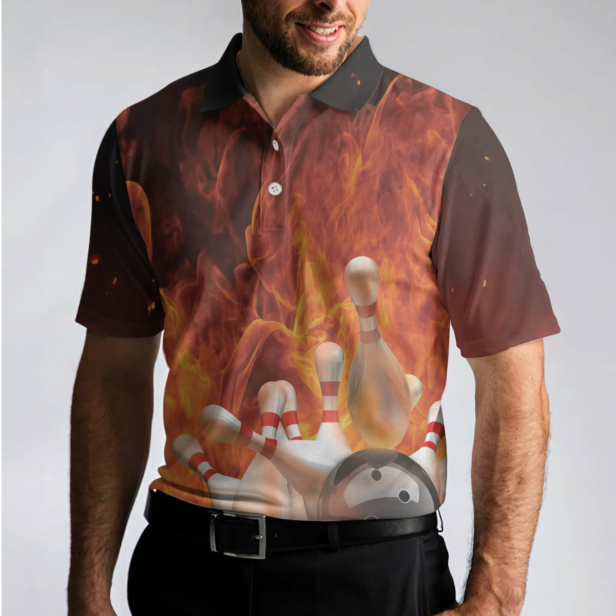 I''M A Bowling Beast Shirt For Men Polo Shirt/ Polo Style Bowling Shirt For Men/ Gift Idea For Bowlers Coolspod
