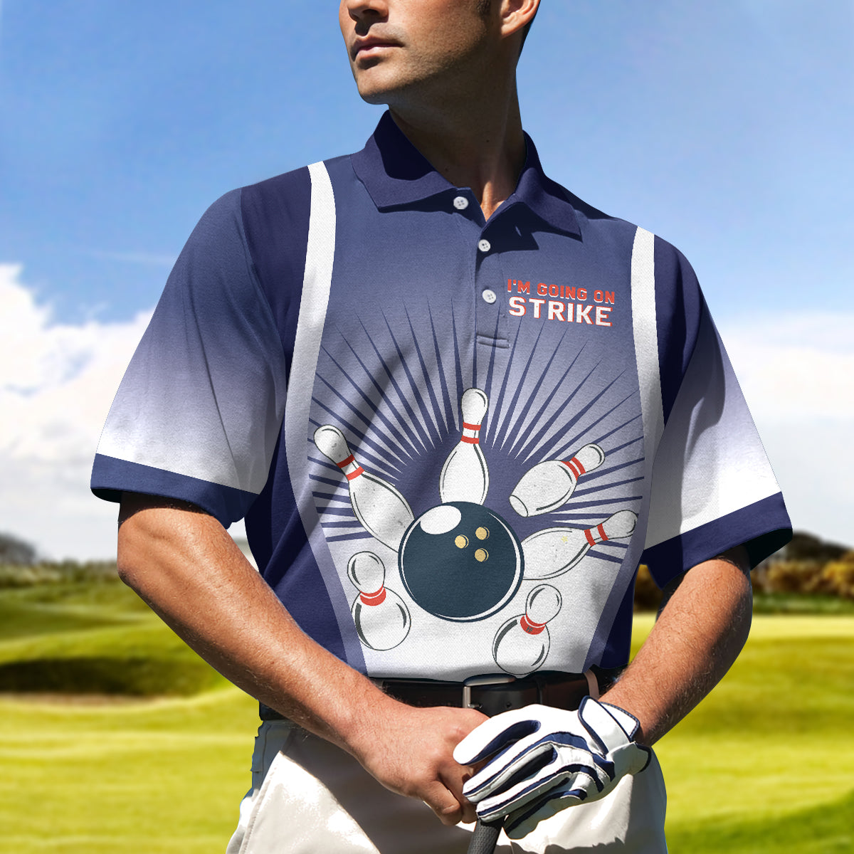 I''M Going On Strike Bowling Polo Shirt/ Striking Bowling Polo Shirt/ Best Bowling Shirt For Men Coolspod