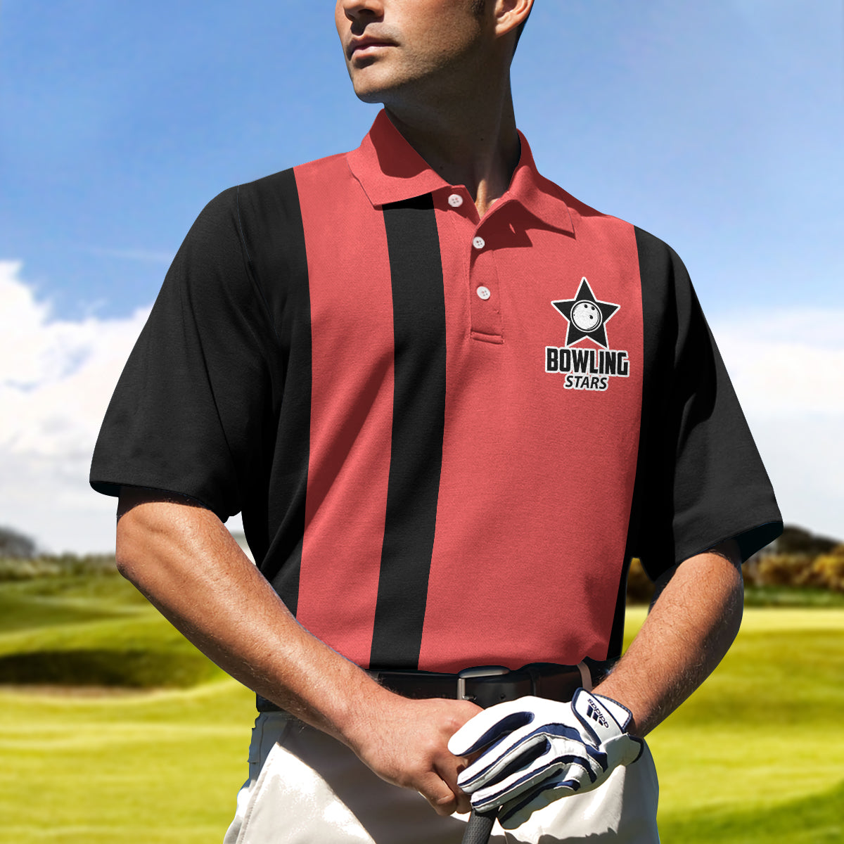 It''S Not How You Bowl It''S How You Roll Polo Shirt/ Black And Red Short Sleeve Bowling Shirt For Men Coolspod