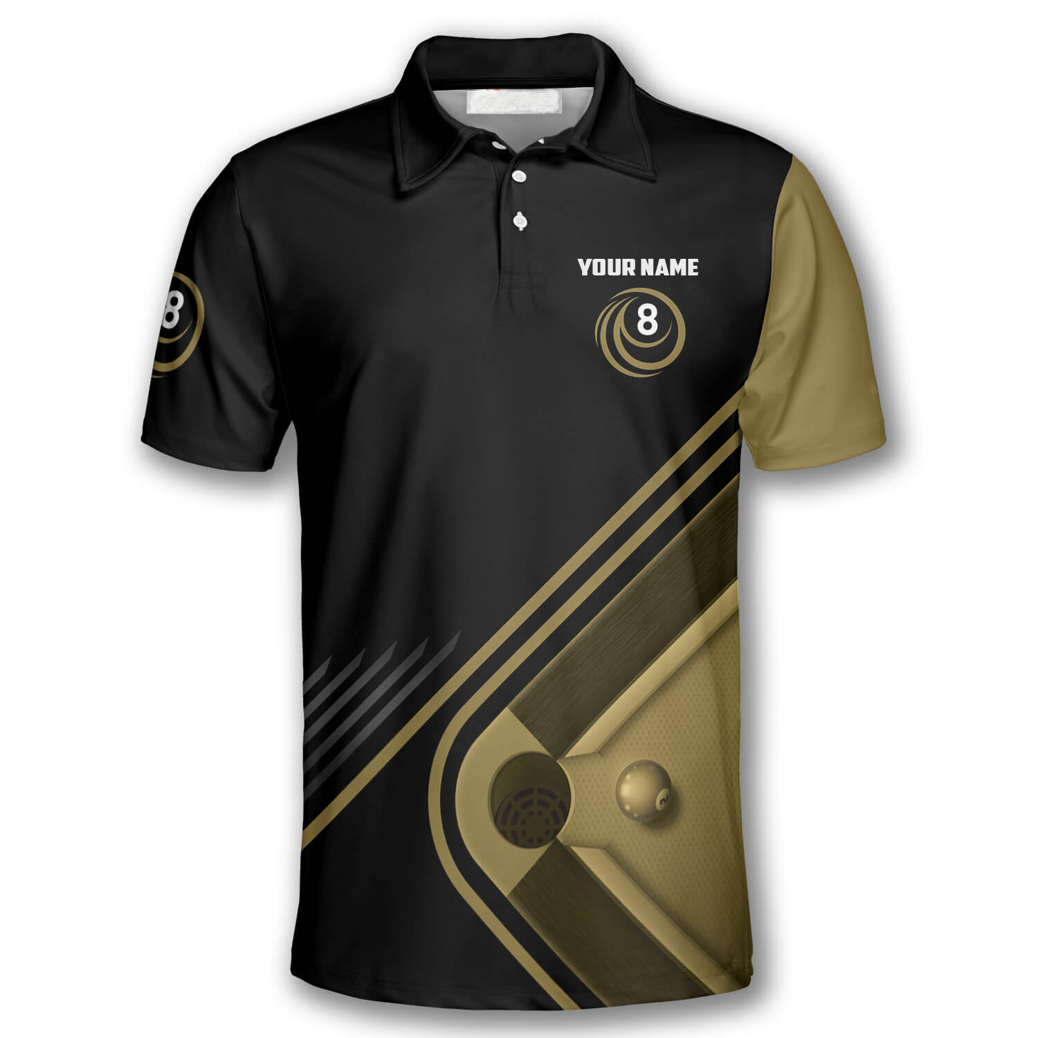 It’s All About Billiards Billiard Shirts for Men Billiard Polo Shirt/ Custom Name Billiard Shirt