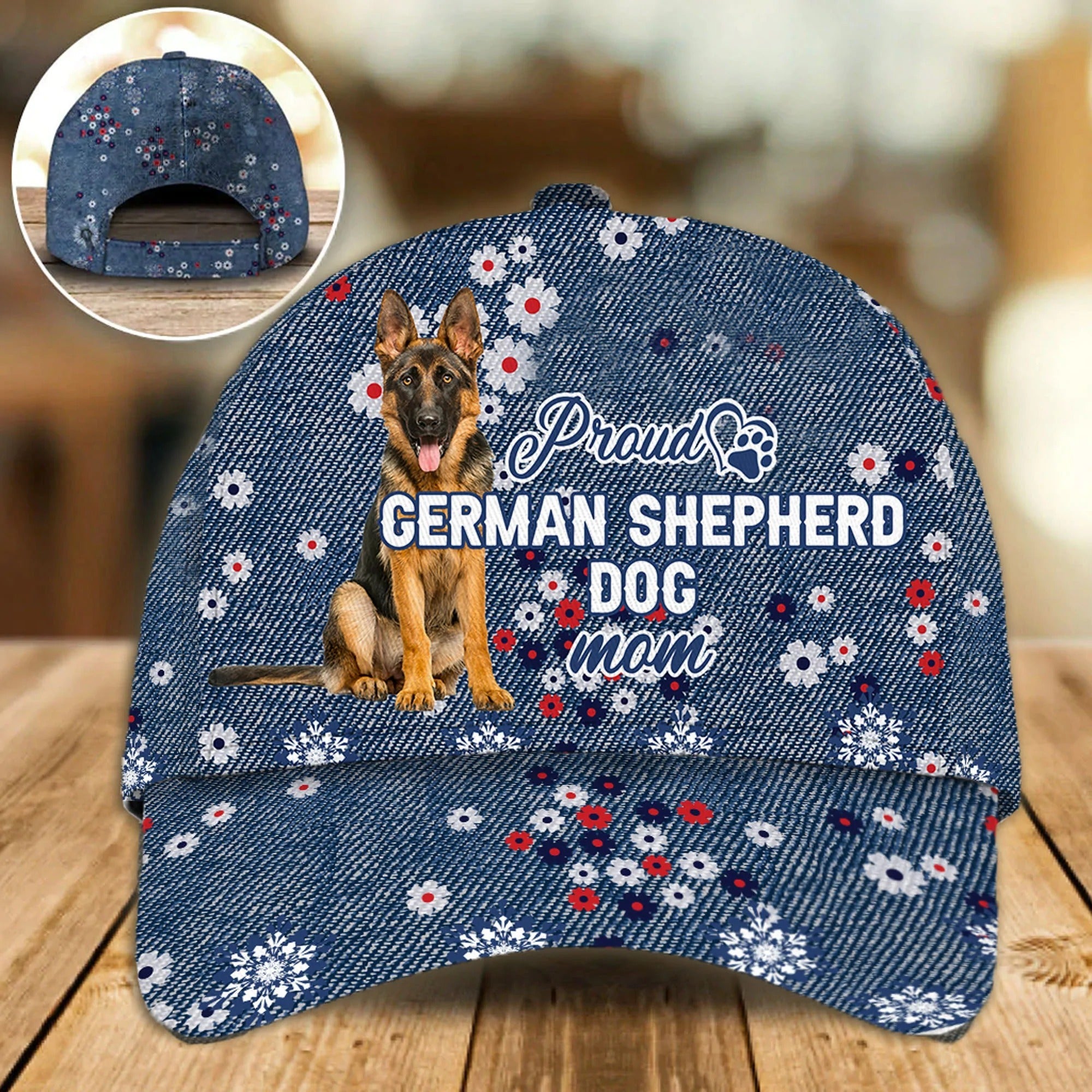Baseball Cap Proud Dog Mom/ Classic Cap With Dog Bread/ Dog Mom Cap Hat/ Dog Mom Gifts