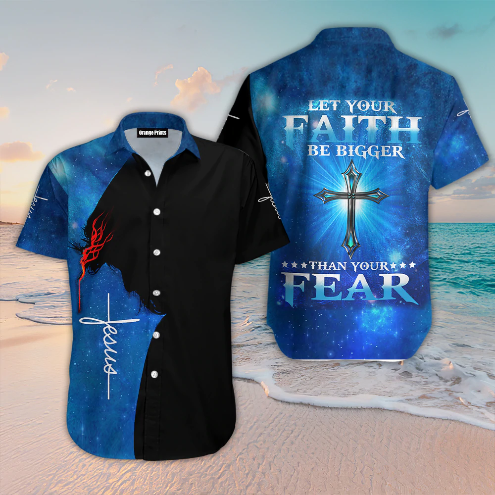 Jesus Let Your Faith Aloha Hawaiian Shirts For Men and Women