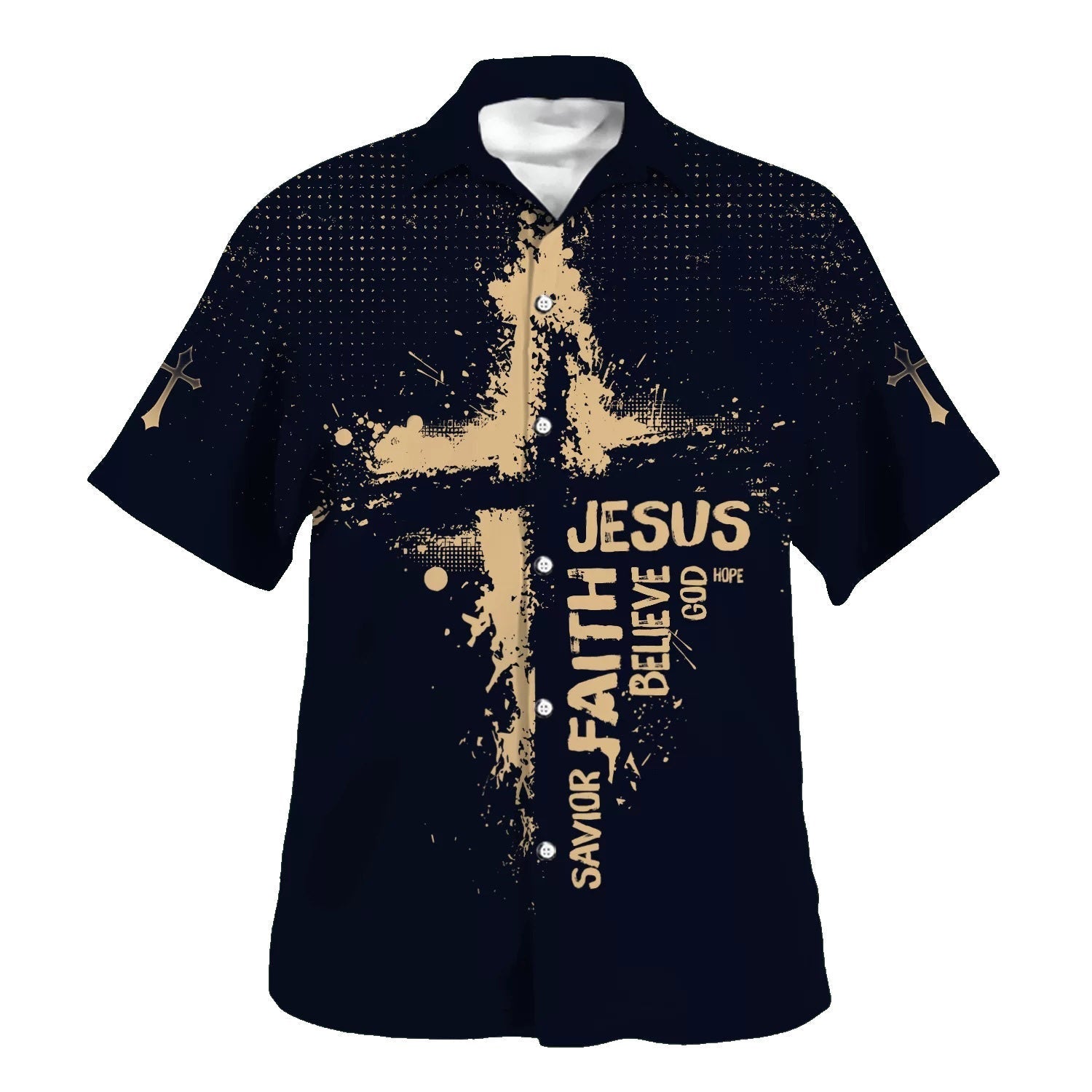 Jesus Faith Savior Believe God Hope Hawaiian Shirts For Men And Women - Christian Hawaiian Shirt - Hawaiian Summer Shirts