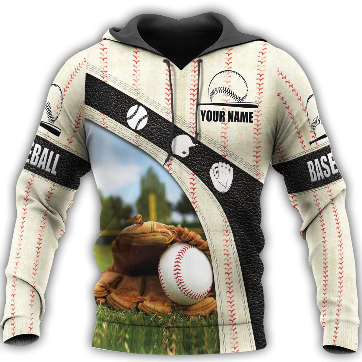 Personalized 3D Baseball Shirt/ 3D Hoodie For Baseball Player/ Baseball Team Uniform/ Baseball Lover Gift