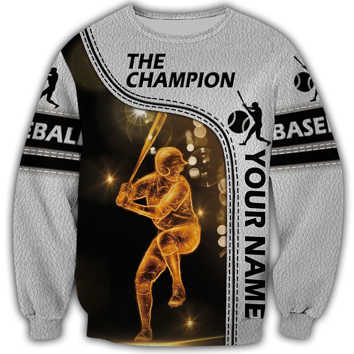 Custom Baseball Hoodie/ The Champion Baseball Men Shirt/ Women Baseball Sweatshirt/ Gift For Baseball Fan