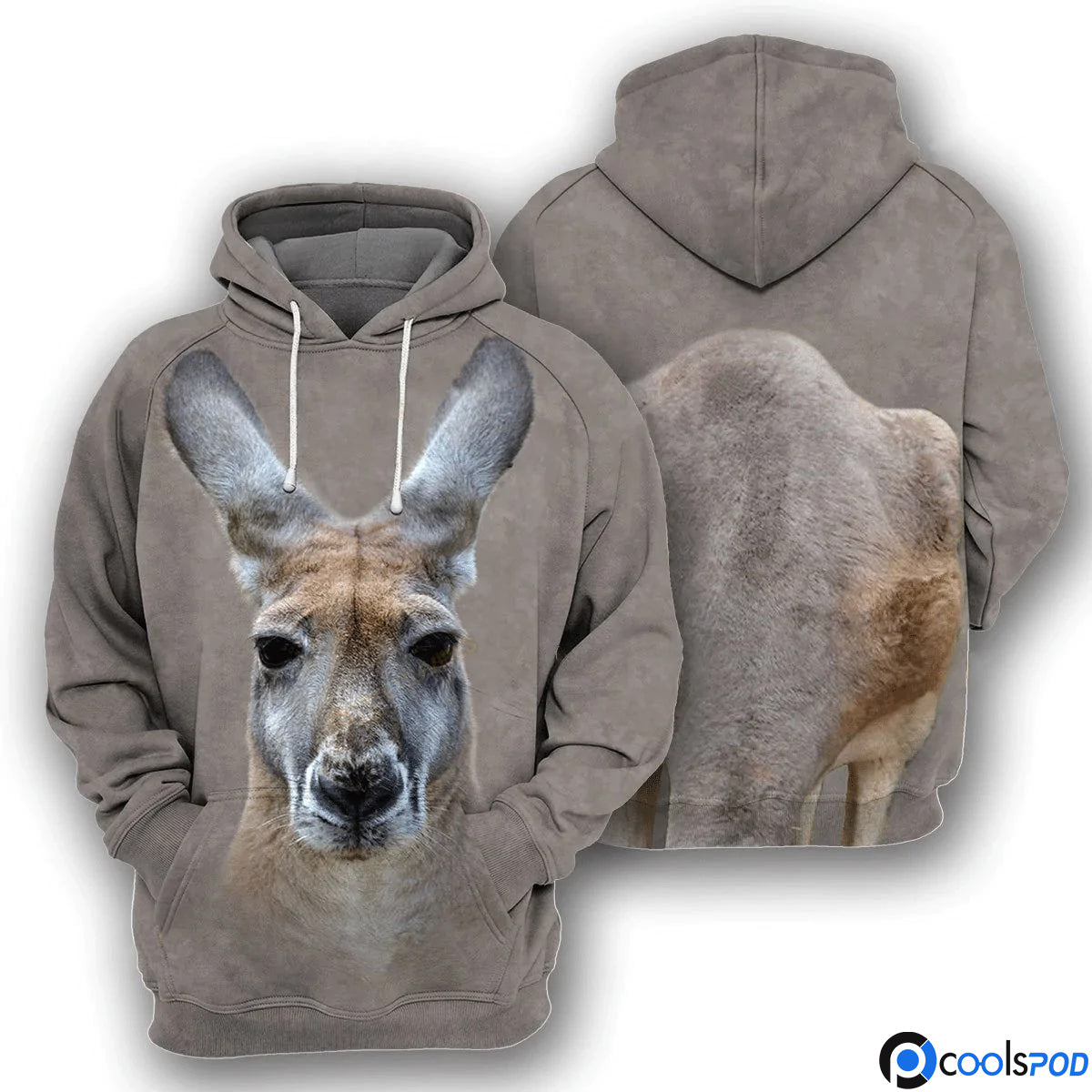 Kangaroo 3D All Over Print Hoodie Gift For Kangaroo Lover Cute Animal Hoodie