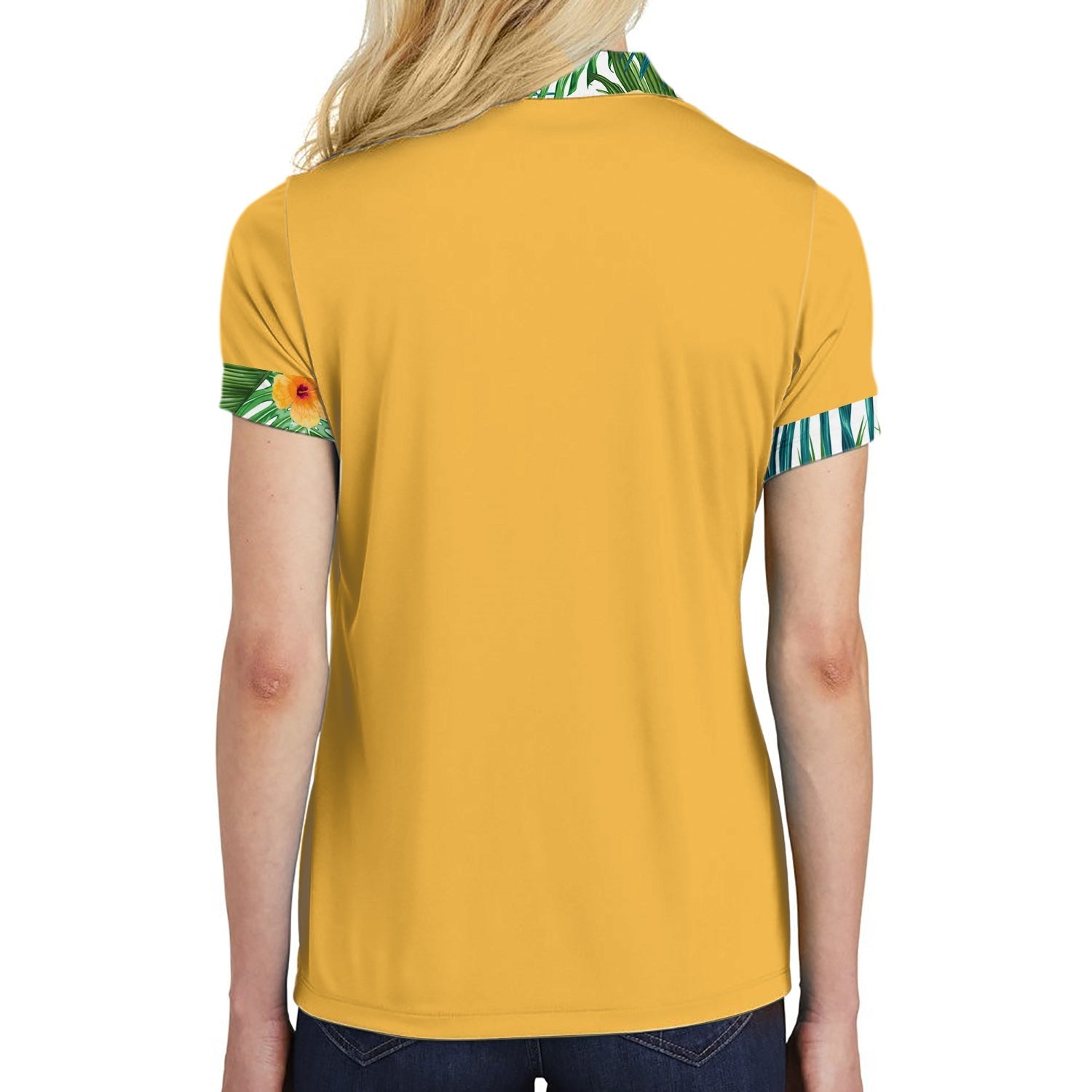 Kiss My Ace Floral Tennis Shirt For Women Short Sleeve Women Polo Shirt Coolspod
