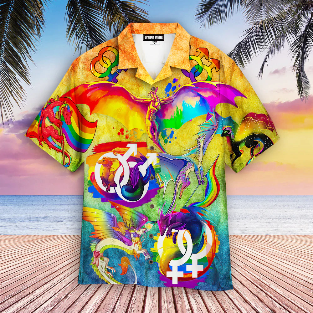 Lgbt Pride Rise From Your Ashes Hawaiian Shirt/ Pride Month Hawaiian Shirt For Gaymer And Lesbian