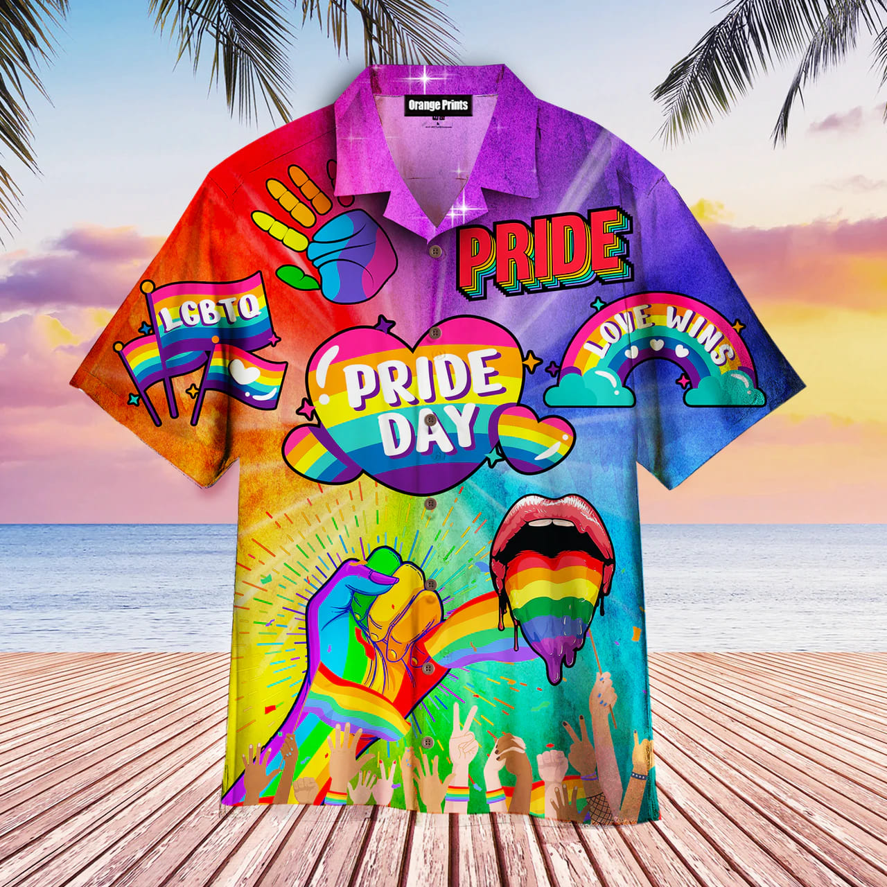 LGBT Pride Month Hawaiian Shirt/ Lgbt Pride/ Gift For Lover/ Lgbtq shirt