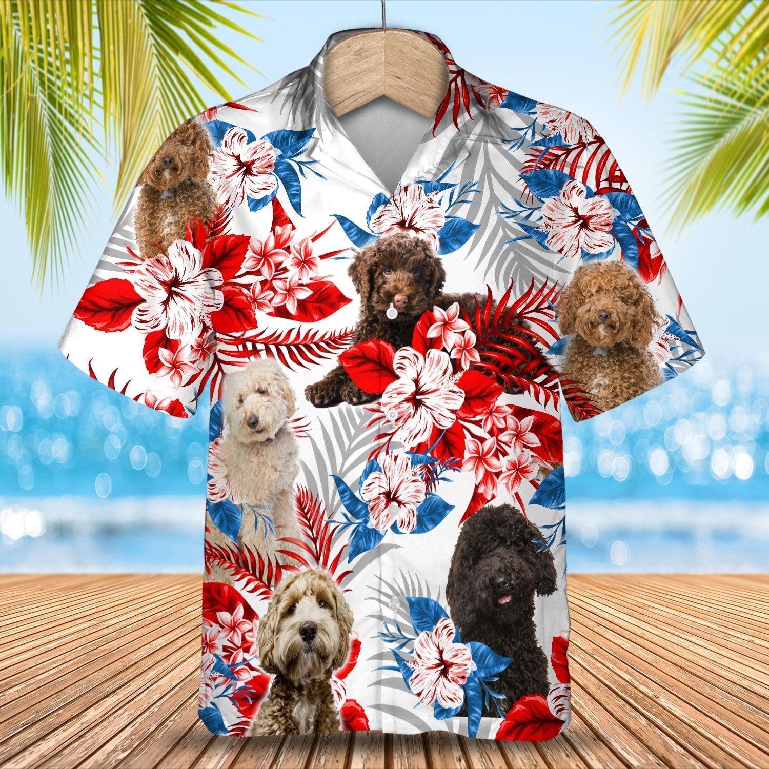 Labradoodle Hawaiian Shirt - Gift for Summer/ Summer aloha shirt/ Hawaiian shirt for Men and women