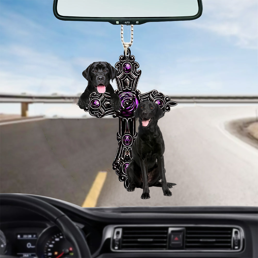 Labrador Retriever Pray For God Car Hanging Ornament Dog Pray For God Ornament Coolspod