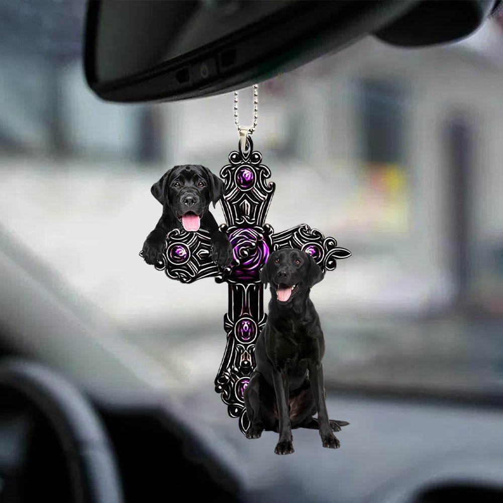 Labrador Retriever Pray For God Car Hanging Ornament Dog Pray For God Ornament Coolspod