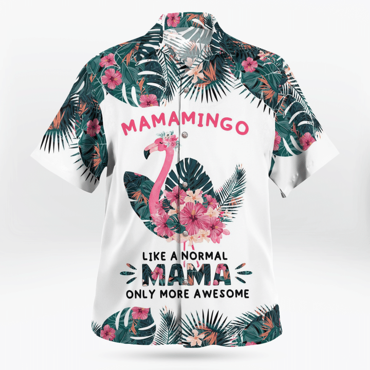 Mamamingo Hawaiian Shirt/ Mother