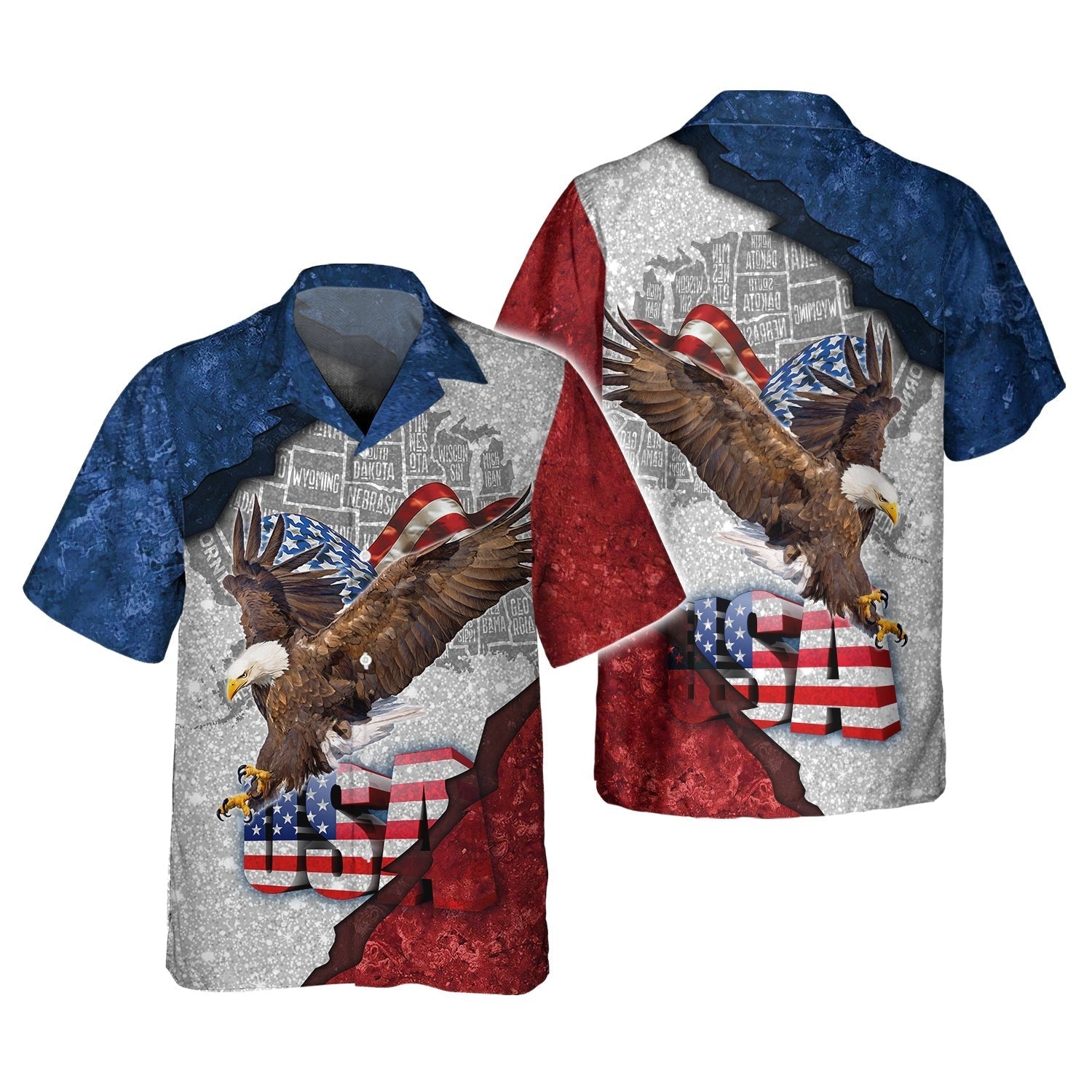 Happy 4Th Of July - Independence Day Is Coming 3D Full Print Tshirt 3D Hoodie Eagle Pride American Shirts